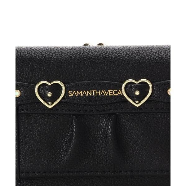 Samantha Vega Heart Belt Folding Light Blue Women's Wallet/Mini Wallet,