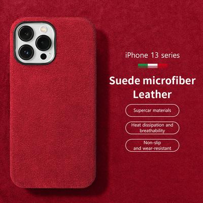 Liquidación para Funda Magsafe Piel de Ante Suave Piel de Animal Cuero de Coche Funda para Teléfono para iPhone 13 Pro Max 14Pro 13 Mini 14 Plus Cubierta Magnética