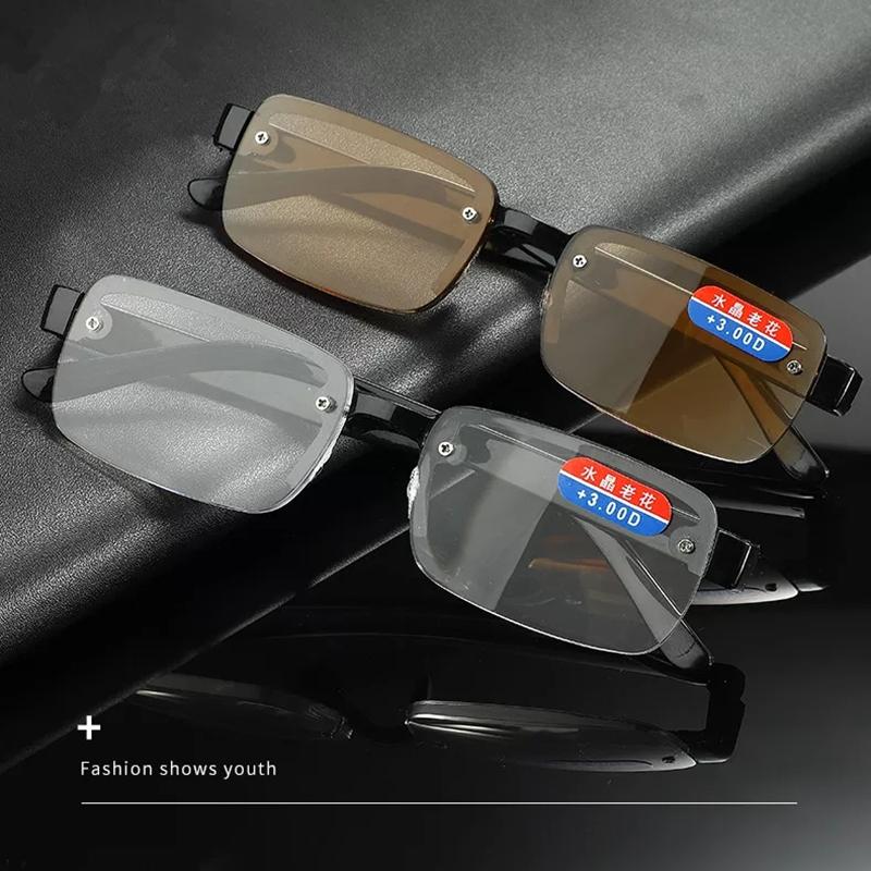 Reading Glasses Men Hd Presbyopia Glasses Fashion Eyeglasses +1.0 To +4.0 Retro Glasses For Men
