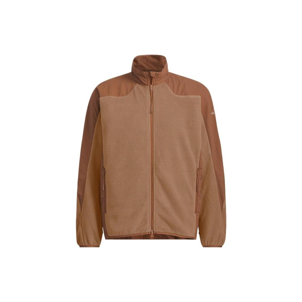 adidas Men's Windproof and Warm Jacket Soft Brown and Soft Red