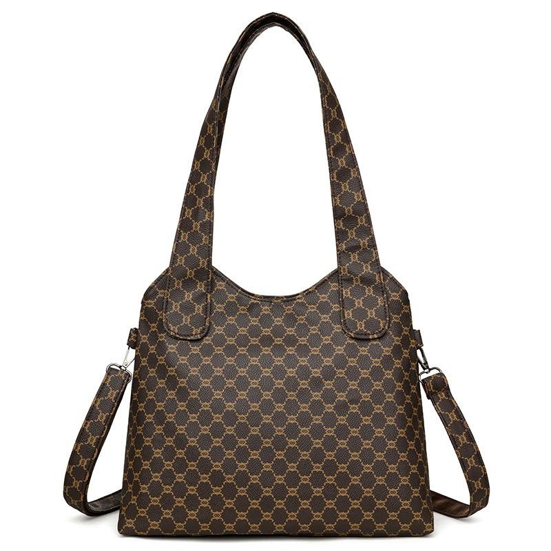 New Fashionable Printed Versatile Large-capacity Portable Tote Bag Retro Casual Multi-functional Messenger Bag