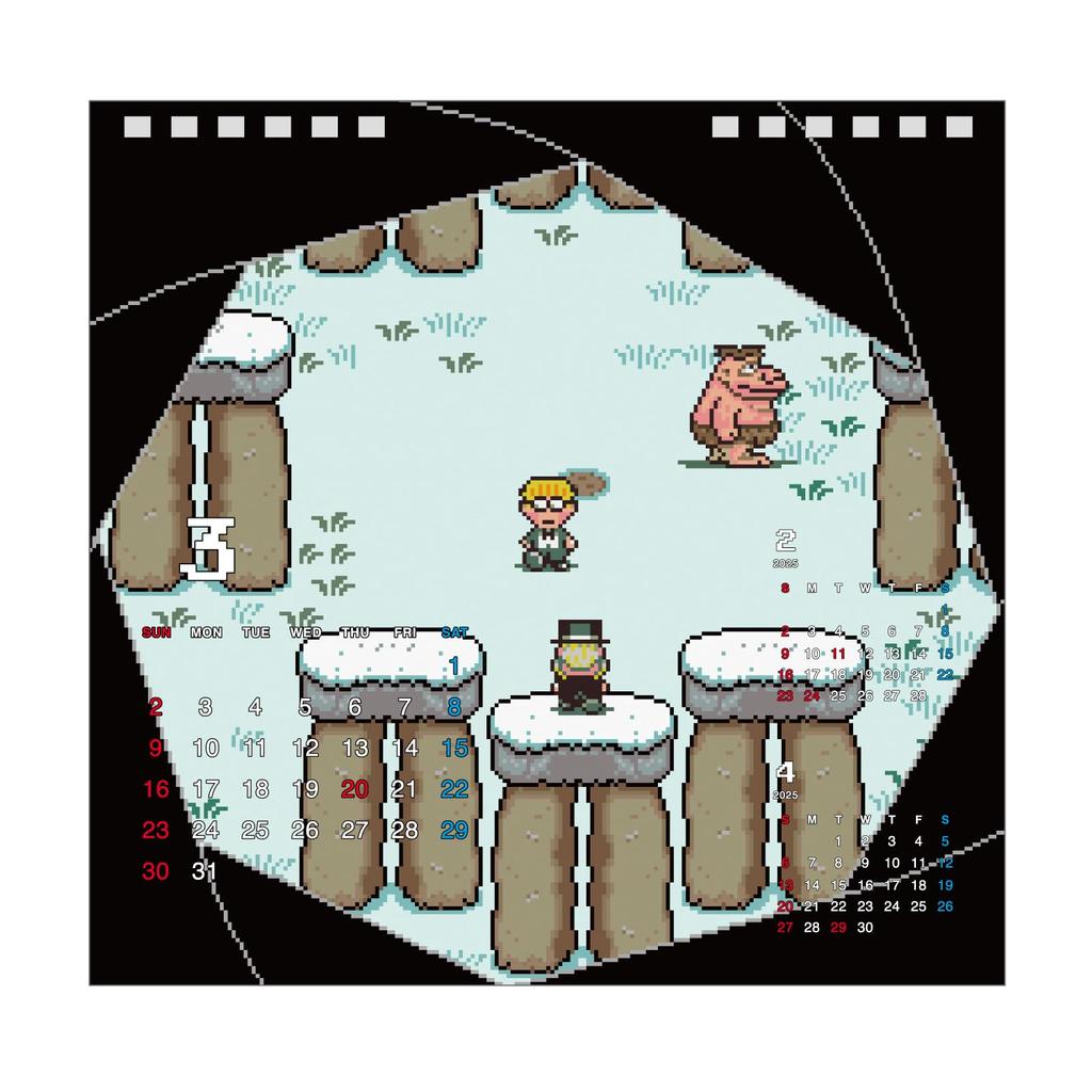 Hobonichi Whiteboard Calendar 2025 Desk (MOTHER)