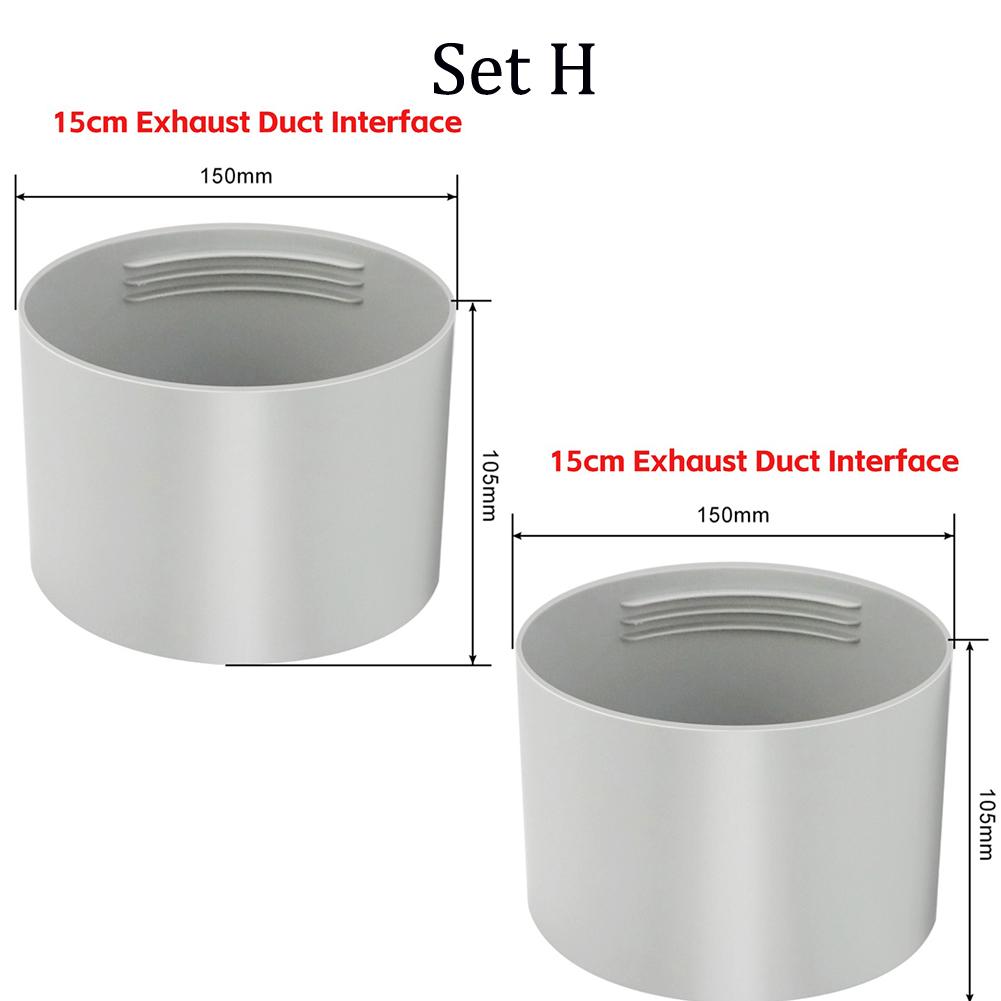 

2PCS 5.1 Inch Diameter Portable Air Conditioner Hose Set, AC Exhaust Hose Anti-Clockwise Thread Air Conditioner Parts Compatible
