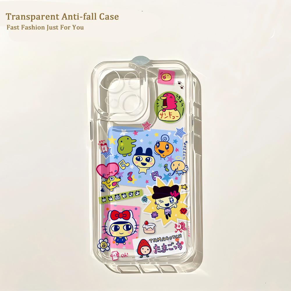 

Cute Tamagotchis With Bracelet Phone Case For Samsung Galaxy S25 S24 S23 S22 S21 S20 FE Note20 10 Edge Plus Ultra 5G Back Cover Samsung S23 Ultra 5G
