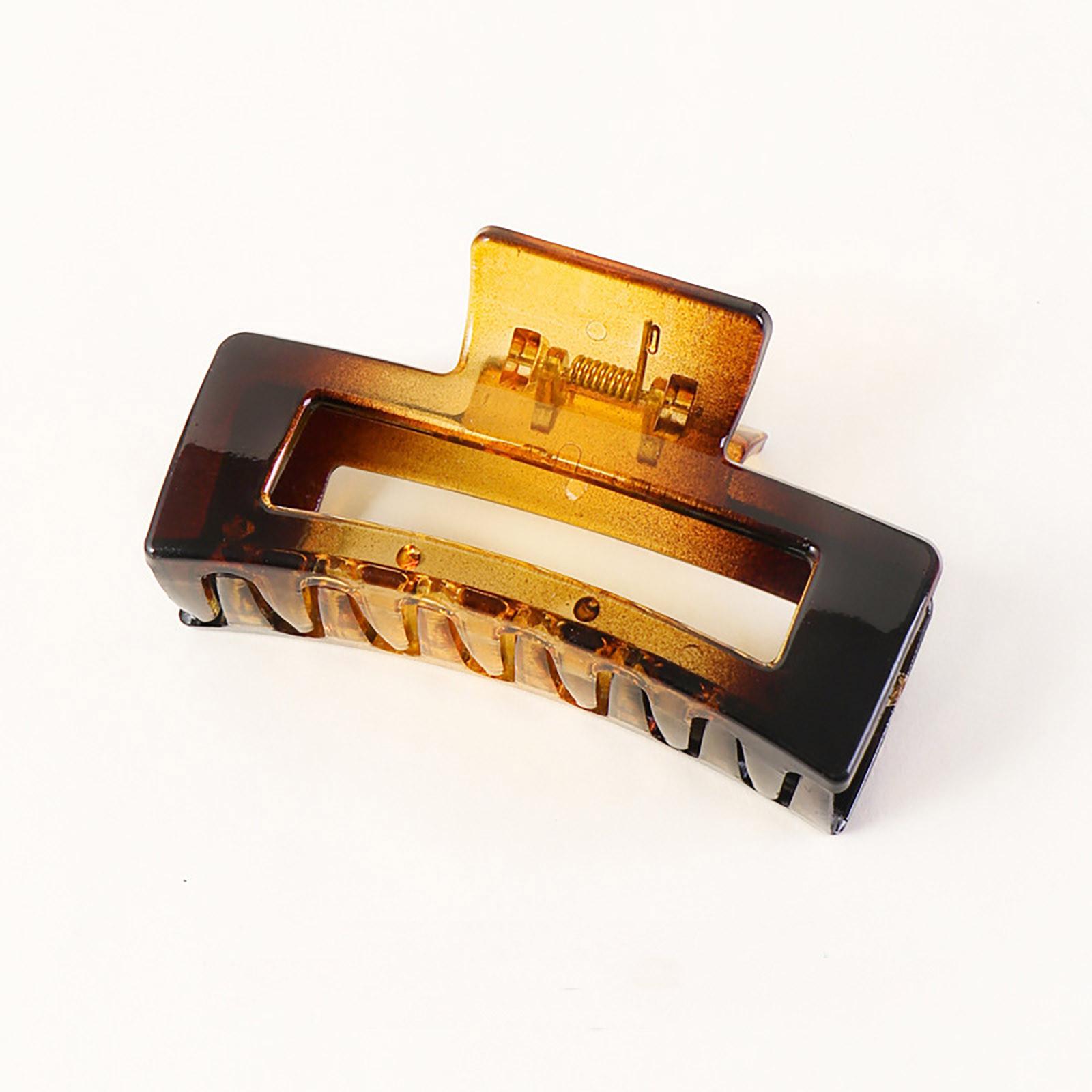 

Универсальная заколка в стиле ретро с геометрической квадратной полой заколкой для волос Поднос для шампуня Заколка для волос One size