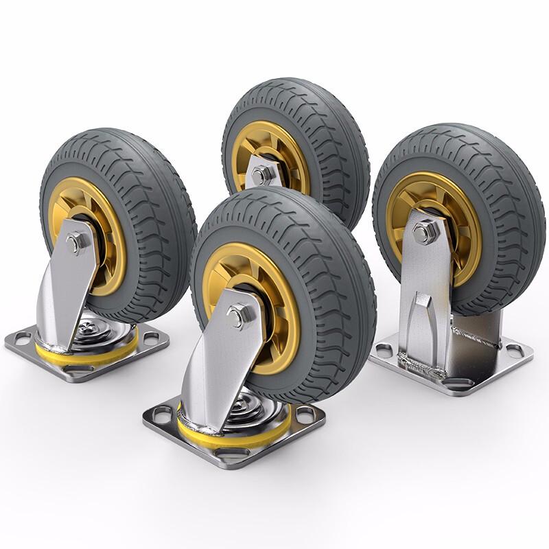AIKEBAO Heavy-Duty Fixed & Swivel Caster Wheel