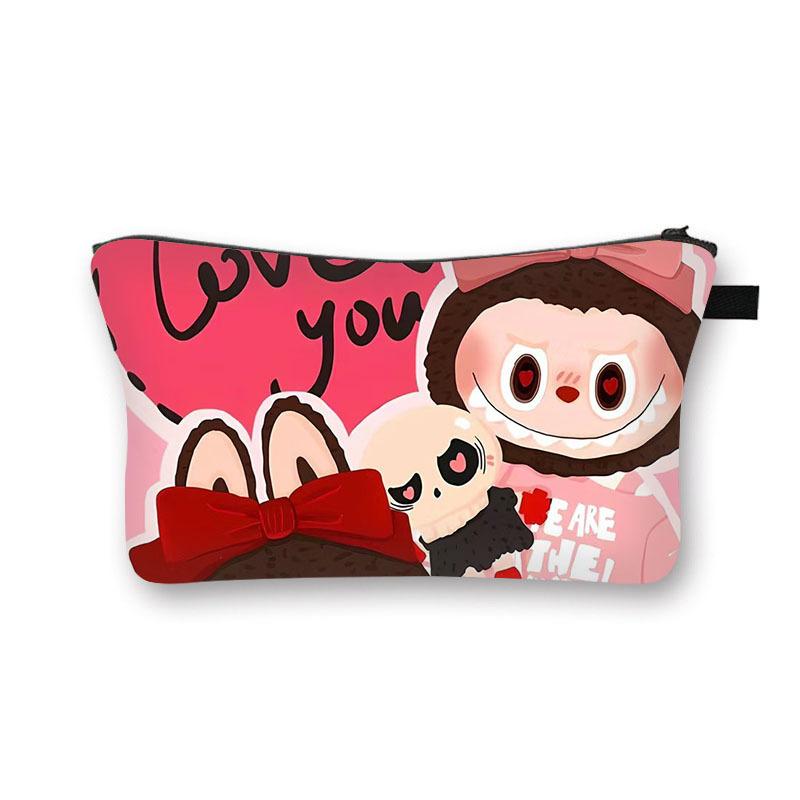 Cosmetic Bag for Girls, Large Capacity, Cute Storage, Toilet Bag, Portable Clutch Bag.