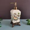 Nordic Vintage Pyramid Ceramic Lotion Bottle Ceramic Pressed Soap Dispenser Hotel Shampoo Moisture Bottled Bathroom Accessories