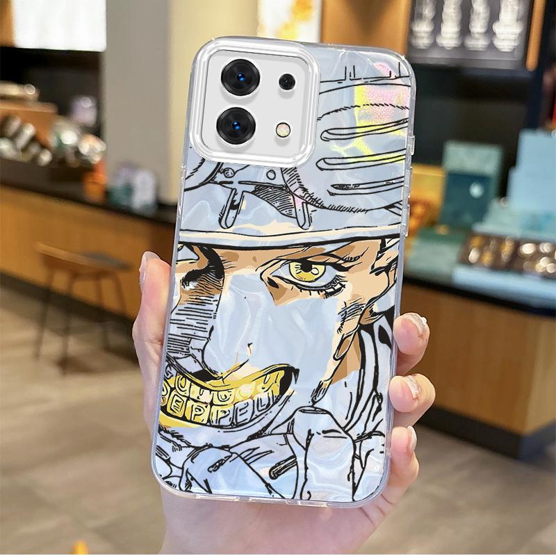 Gyro Zeppeli JoJo Steel Ball Run Phone Case For Redmi Note13 12 11 10 9 ProPlus 14C 13C 12C 10C 9C A2 A1 Gradient Non-Slip Cover