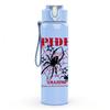 1PC Spider Web Scary Insect Print 750ml Color Plastic Sports Water Bottle Leakproof Flip Straw Lid Suitable for Sports Office Home Use