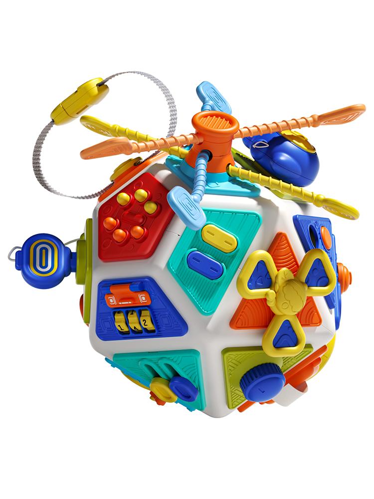 

22-в-1 Развивающий куб для малышей Монтессори Сенсорные игрушки для малышей Развивающие занятия Обучающая дорожная игрушка Навыки мелкой моторики