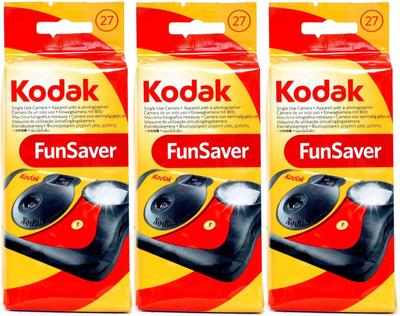 Kodak Disposable Camera Pack of 3