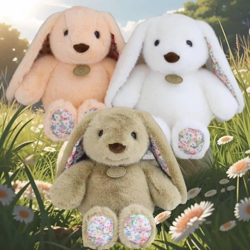 Plush Toy Rabbit Lop Christmas Room Decoration Fill Doll Cartoon Animals Gift