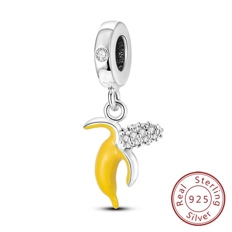 Original Charms Beads Copper Cherry Strawberry Avocado Fruit Charms Pendant For Woman Jewelry Making