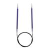 KnitPro KNIT PRO 60 Cm X 4,50 Mm Aluminium Fixed Circular Knitting needles-Zing-Purple - KP47100