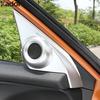Car Front Inner Door A Pillar Speaker Triangle Cover Trim For Honda Civic 10th Sedan 2016- Carbon Fiber Interior Accessories