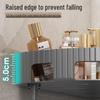 2-Tier Black Bathroom Corner Storage Shelf Set