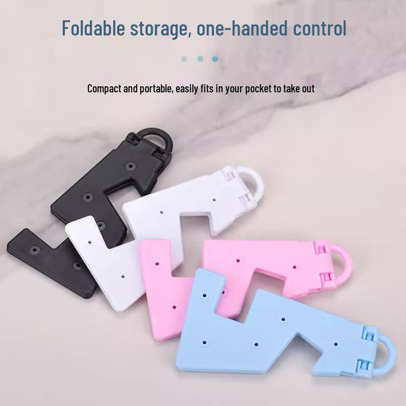 V-shaped Foldable Phone & Tablet Stand - Portable, Creative Mini Desktop Holder for Devices