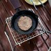 Folding Campfire Grill Easy to Carry Stainless Steel Camping Grill Grate Gas Stove Stand Multifunctional Outside Wood Stove St Practical Use