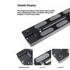 DSLR Camera Quick Release Plate 28/38cm Universal Long Quick Release Plate Aluminum Adapter Mount for Camera Tripod