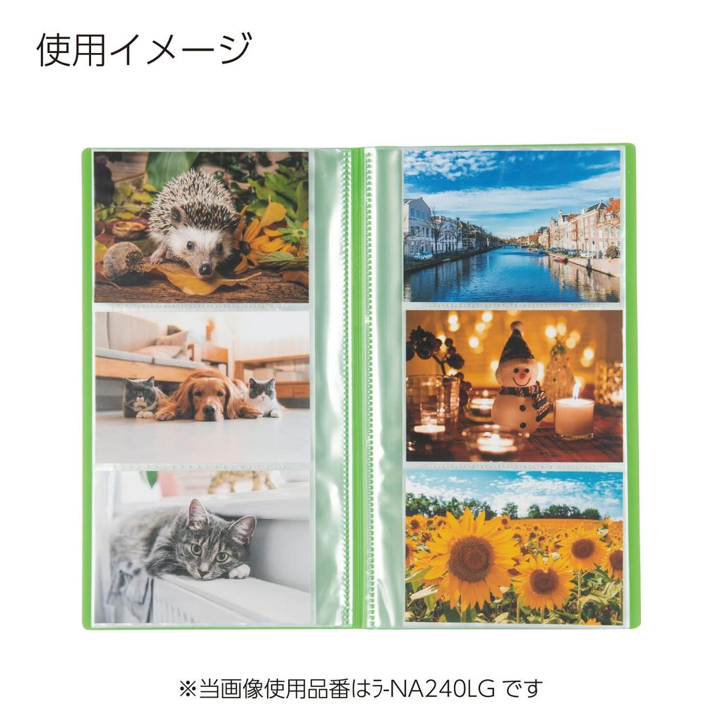 KOKUYO File Photo Album Nobita A4 Slim 240 Sheets Capacity Blue R-NA240B
