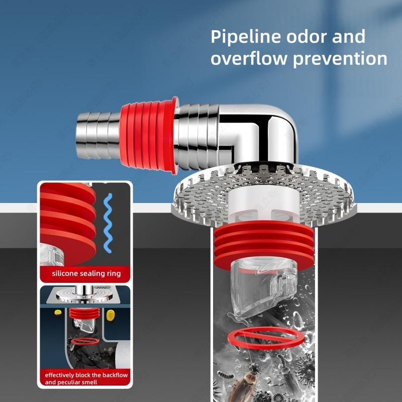 Bathroom Washing Machine Drainage Hose Adapter Multifunctional Floor Drain Machine Drain Pipe Connector Bathroom Accessories