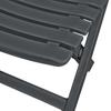 3 Piece Foldable Bistro Set Anthracite Grey
