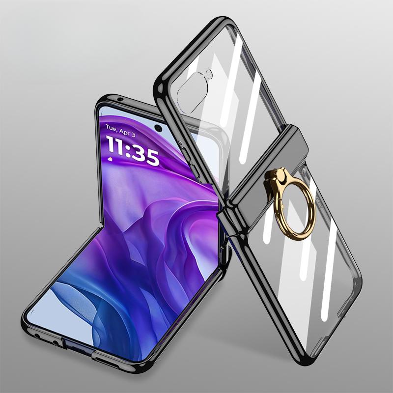 

Гальванизированный магнитный держатель для телефона чехол для Motorola Razr 50 Ultra Razr 50 защитный чехол для шарнира для Moto Razr &50 Moto Razr 50