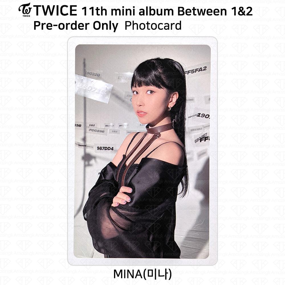 Twice 11. Minialbum zwischen 1 und 2 Mina Fotokarte Postkarte Polaroid POB Aufkleber