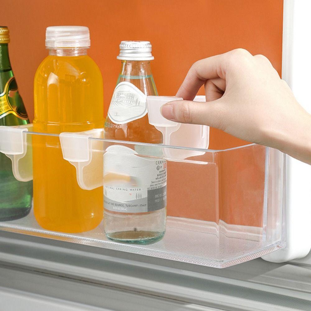 10 Stück Transparenter Aufbewahrungsteiler Trennende Aufbewahrungsschine Neuer Trennclip