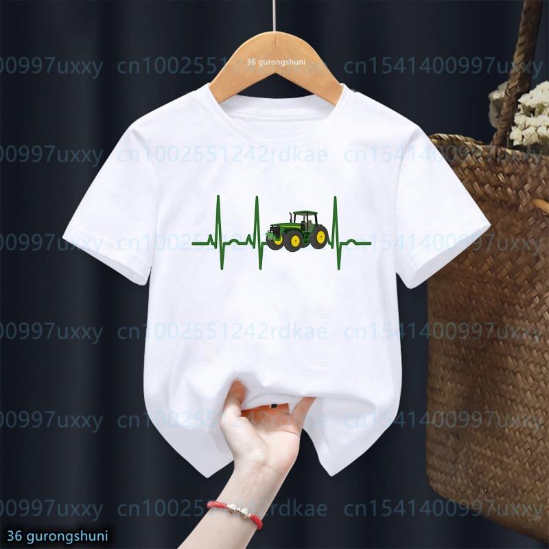 

Girls summer fashion printed casual tops girls multi-color multi-code micro-elastic knitted round neck short-sleeved T-shirts 110