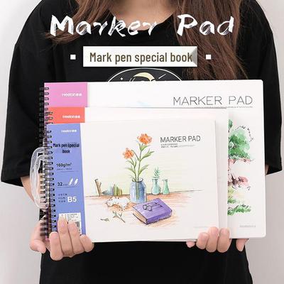 Sanat ve Çizim İçin A4 Kalınlaştırılmış Marker Eskiz Defteri