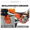 Aluminum CNC Front Foot Pegs KTM 125-500 XC XCF SX SXF EXC EXCF XCW TPI Off-Road Dirt Bikes