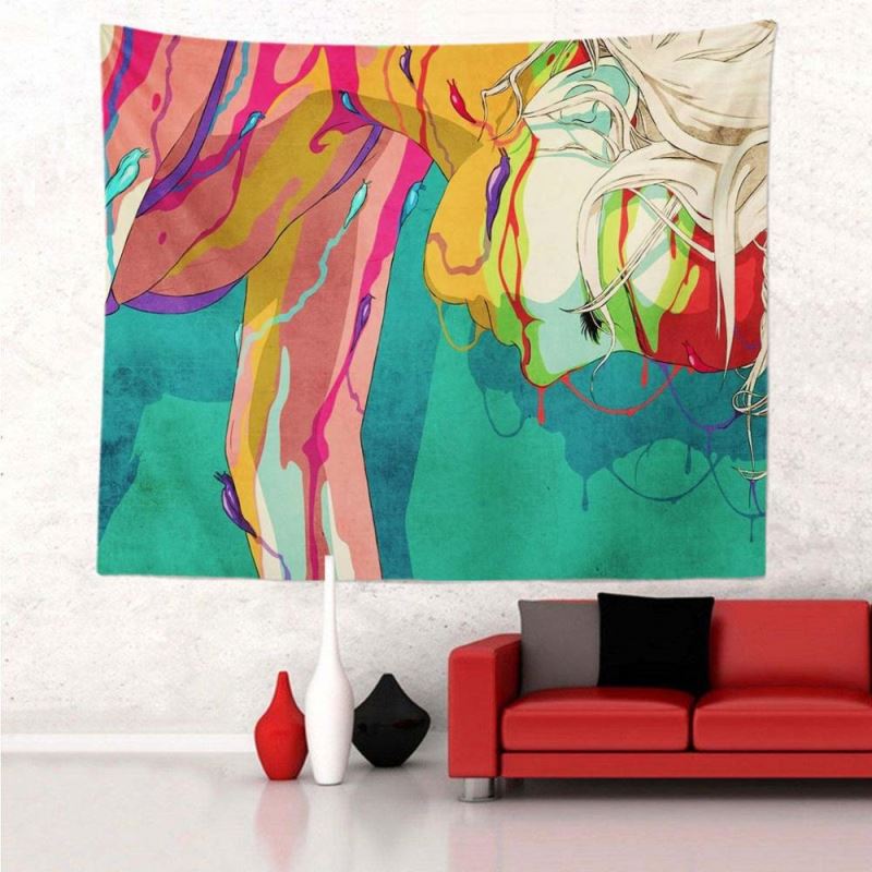 Pattern Mandala Wall Hanging Tapestry Mat Pattern Yoga Pad Sleeping Carpet Beach Blanket Tapestry Customizable