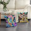 Anime Dandadan Japan Cushion Cover Inches Farmhouse Decor Home Throw Pillow Covers For Couch Decorations