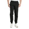 Puma Logo Print Elastic Waist Joggers Men Bottoms Black 585260-01