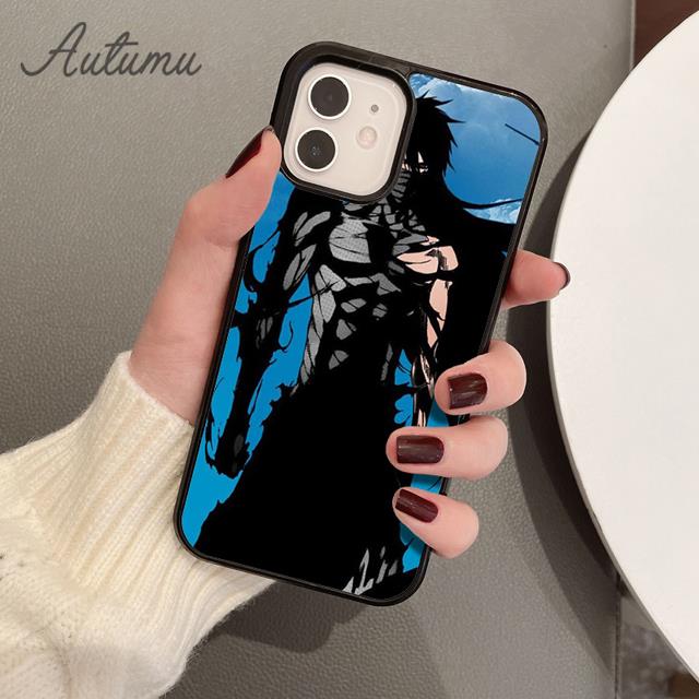 Bleach Ichigo Kurosaki Anime Pouzdro na telefon pro iPhone 11 12 13 14 Pro Max mini X XR XS SE 2020 6S 7 8 Plus Galaxy S21 S22 skořepina