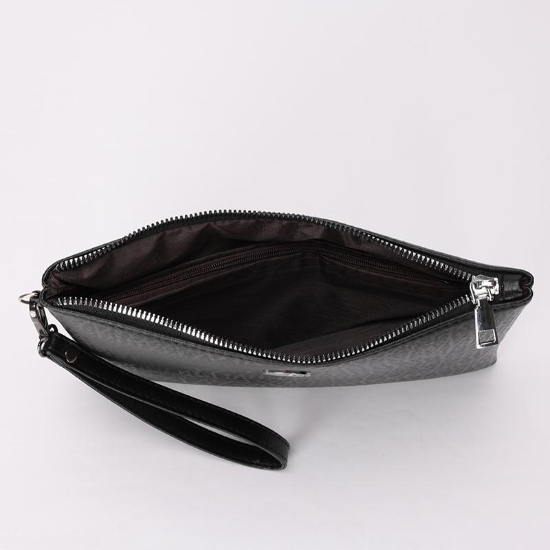 Business Men's Clutch Large Wallet Soft PU Leather Male Wristlet Pack Bag Elegant Leisure Stylish Hand Bags Man Pouch