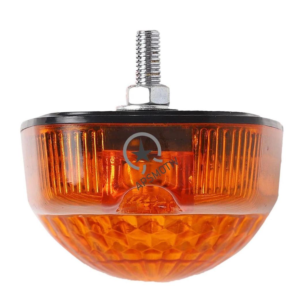 8-Pack Amber 4.5" Marker Lights 24V  Surface Mount LED Trailer Running Lights for Semi Truck, Freightliner Cascadia, RV, UTE, UTV