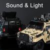 1:24 Scale Sabertooth BYD U8 Car Model Toy Alloy Diecast Sound Light Shock Absorption Off-road Vehicles Models Kids Gifts