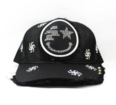 One Bite One Fish OBOF Smile Stone Cap Black (1622)