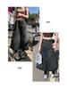American Retro High-Waisted Wide-Leg Jeans for Women - Spring/Summer Lazy Style