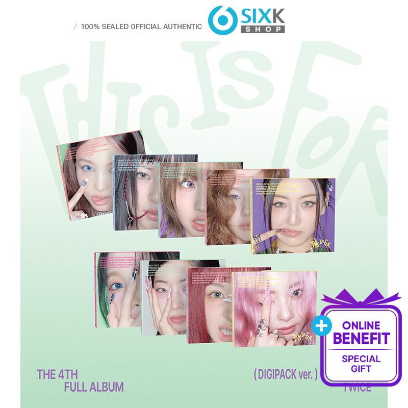 

TWICE - 4-Й ПОЛНЫЙ АЛЬБОМ [THIS IS FOR] DIGIPACK Версия. (Онлайн-преимущество) RANDOM / POB MUSIC KOREA