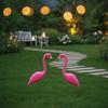 Flamingo Garden Ornament Sturdy Eye-Catching for Courtyard