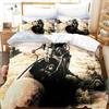 New Sci Fi Robot Anime Bedspread Single Twin Full Queen King Size Bed Cover For Adults Boys Bedroom Quilt Cover Pillowcase