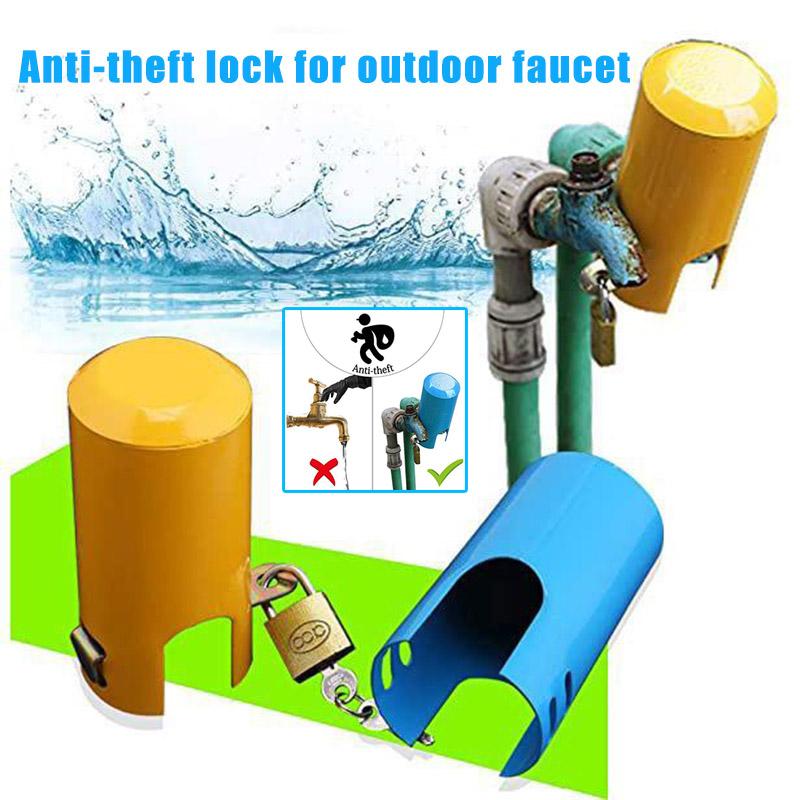 Anti-theft Water Faucet Lock Water Switch Lock Multi-function Water Tap Lock Protective Lock for Yard Outdoor
