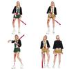 Vampire Student Costume For Halloween Cosplay Horror Zombie School Uniform