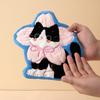 Coral Fleece Hand Towel Cute Cat Washcloth Durable Toilet Handkerchief  Kitchen