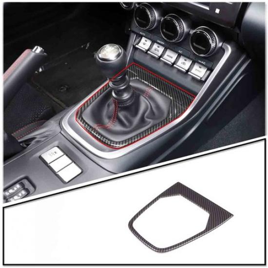ABS Carbon Fiber Car Gear Shift Panel Cover Trim For Toyota 86/Subaru BRZ