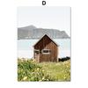 Sunflower Daisy Lemon Tree Car Butterfly Wall Art Canvas Painting Nordic Posters And Prints Wall Pictures For Living Room Decor